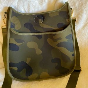 Ah-dorned Camouflage Messenger Bag